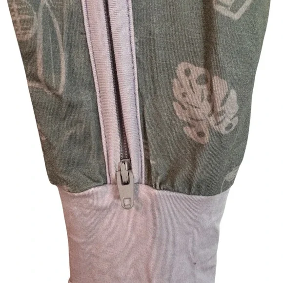 Remi &‎ Friends Baby Pajamas 18-24M Bamboo Limited Edition Zip Green Print - Picture 6 of 7